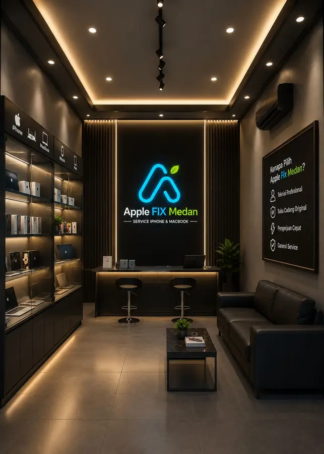Ruang depan Apple FiX Medan